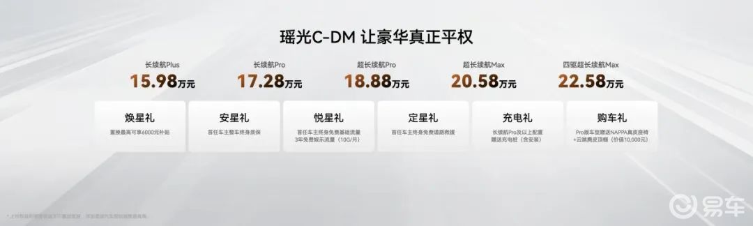 15.98万元起售，星途瑶光C-DM全球上市