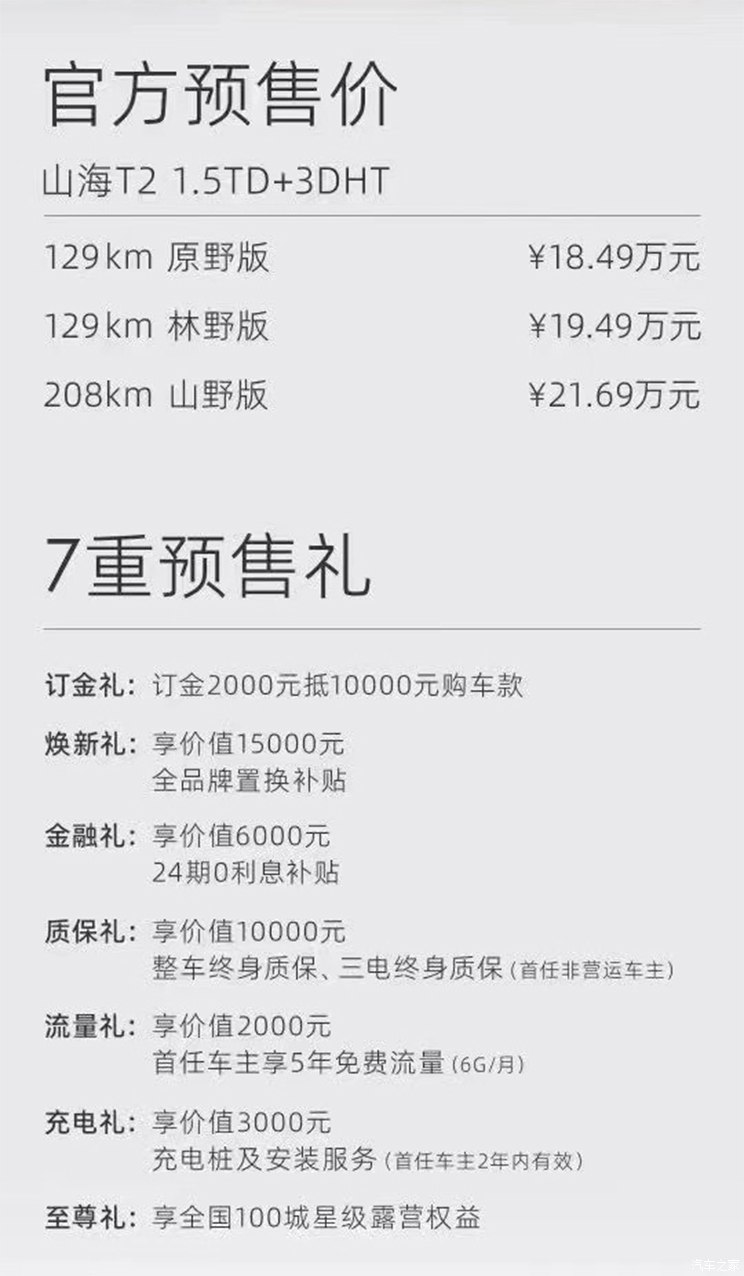 预售18.49万起 捷途山海T2开启预售